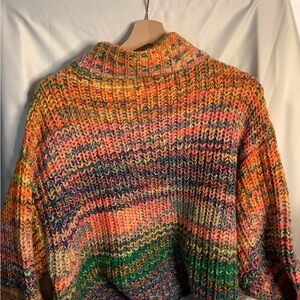 Free People Rainbow Sweater